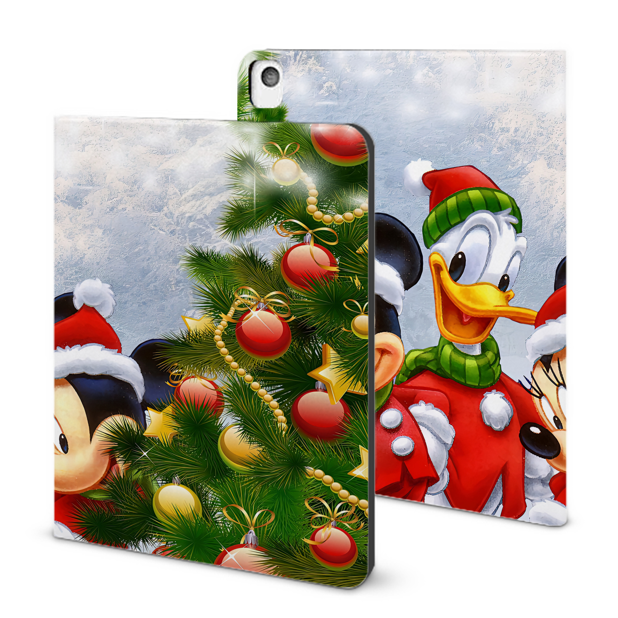（画像用） ミッキーマウス Mickey Mouse IPadケース ペンホルダー付き ブックスタイルデザイン
